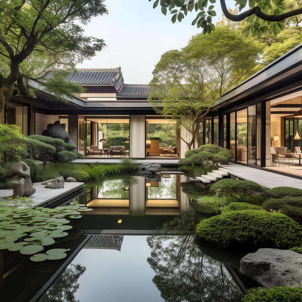 图片[12]-全球设计案例智能库_OJBKAI.COM中式别墅庭院Midjourney灵感图库-_设计智库－全球设计案例智能库_OJBKAI.COM-全球设计案例智能库_OJBKAI.COM设计智库