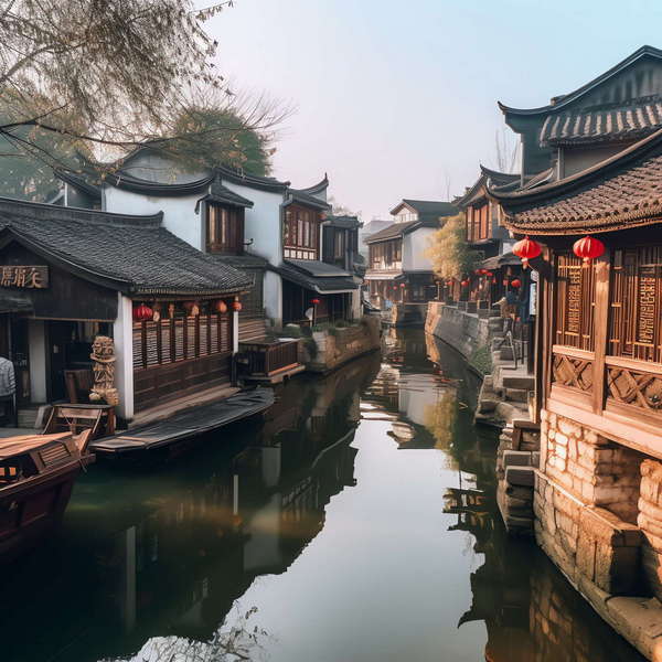 图片[7]-全球设计案例智能库_OJBKAI.COM意境江南小镇Midjourney灵感图库-_设计智库－全球设计案例智能库_OJBKAI.COM-全球设计案例智能库_OJBKAI.COM设计智库