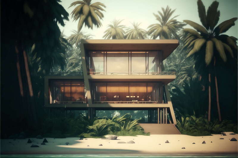 图片[9]-全球设计案例智能库_OJBKAI.COM建筑别墅外观Midjourney灵感图库-_设计智库－全球设计案例智能库_OJBKAI.COM-全球设计案例智能库_OJBKAI.COM设计智库