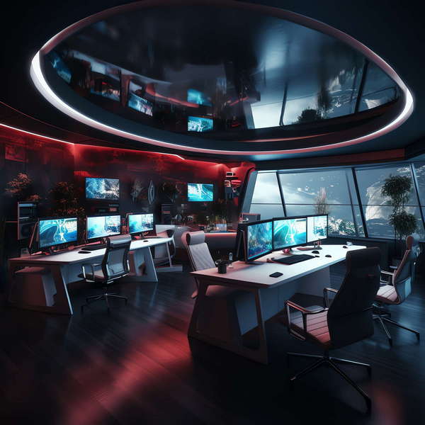 图片[15]-全球设计案例智能库_OJBKAI.COM赛博朋克风霓虹灯设计公共办公区域Midjourney灵感图库-_设计智库－全球设计案例智能库_OJBKAI.COM-全球设计案例智能库_OJBKAI.COM设计智库