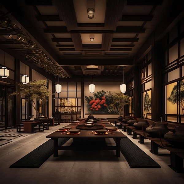 图片[16]-全球设计案例智能库_OJBKAI.COM酒店民宿中式禅意茶室Midjourney灵感图库-_设计智库－全球设计案例智能库_OJBKAI.COM-全球设计案例智能库_OJBKAI.COM设计智库