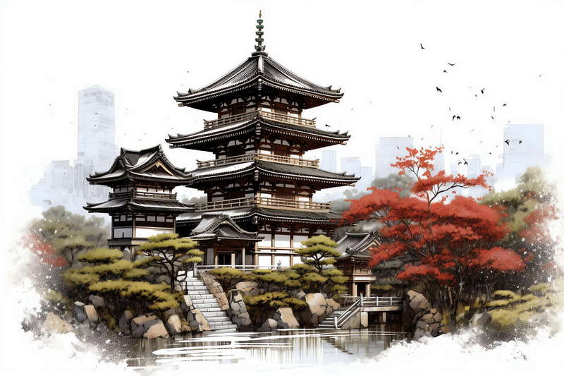 图片[30]-全球设计案例智能库_OJBKAI.COM中国古建草图Midjourney灵感图库-_设计智库－全球设计案例智能库_OJBKAI.COM-全球设计案例智能库_OJBKAI.COM设计智库