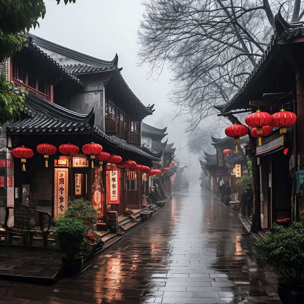 图片[34]-全球设计案例智能库_OJBKAI.COM意境江南小镇Midjourney灵感图库-_设计智库－全球设计案例智能库_OJBKAI.COM-全球设计案例智能库_OJBKAI.COM设计智库