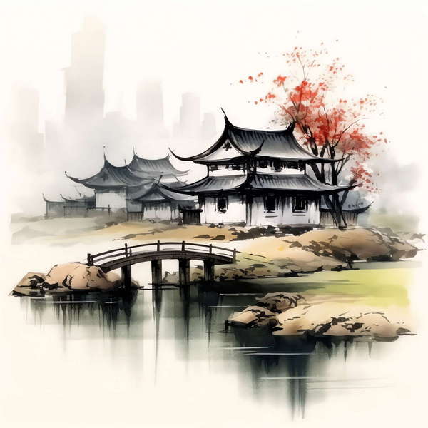 图片[35]-全球设计案例智能库_OJBKAI.COM水墨画Midjourney灵感图库-_设计智库－全球设计案例智能库_OJBKAI.COM-全球设计案例智能库_OJBKAI.COM设计智库