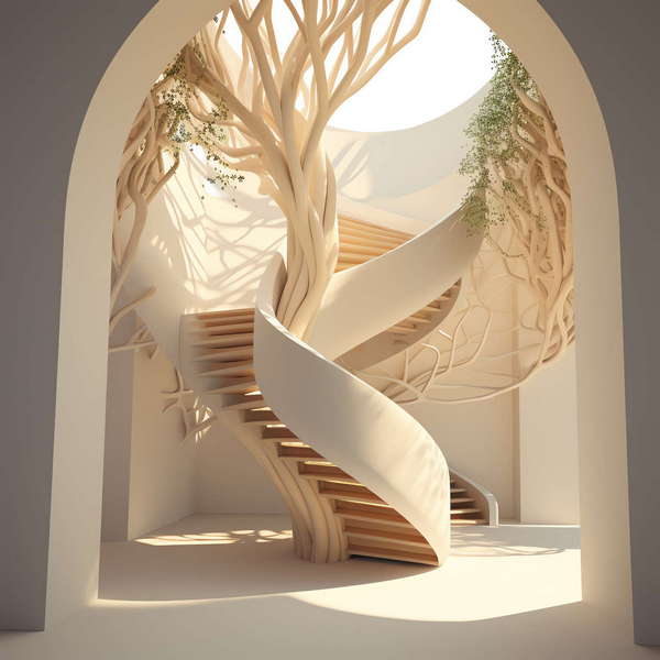 图片[25]-全球设计案例智能库_OJBKAI.COM现代风格白色楼梯Midjourney灵感图库-_设计智库－全球设计案例智能库_OJBKAI.COM-全球设计案例智能库_OJBKAI.COM设计智库