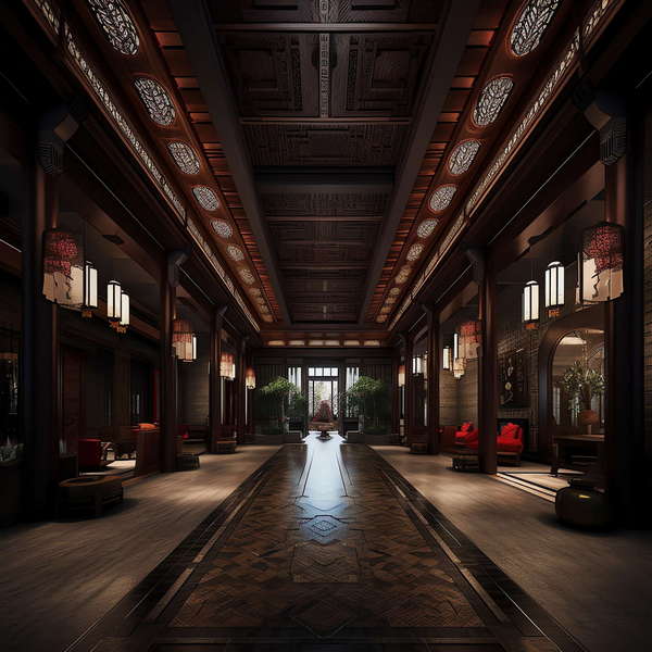 图片[26]-全球设计案例智能库_OJBKAI.COM中式酒店大堂Midjourney灵感图库-_设计智库－全球设计案例智能库_OJBKAI.COM-全球设计案例智能库_OJBKAI.COM设计智库