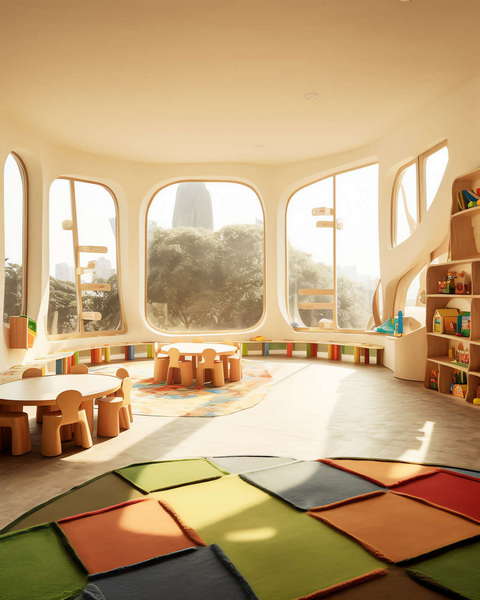 图片[25]-全球设计案例智能库_OJBKAI.COM童趣色彩幼儿园早教中心Midjourney灵感图库-_设计智库－全球设计案例智能库_OJBKAI.COM-全球设计案例智能库_OJBKAI.COM设计智库