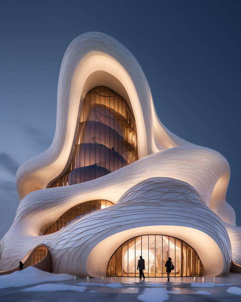 图片[24]-全球设计案例智能库_OJBKAI.COM艺术感商业中心建筑外观Midjourney灵感图库-_设计智库－全球设计案例智能库_OJBKAI.COM-全球设计案例智能库_OJBKAI.COM设计智库