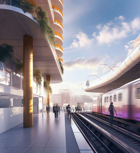 图片[19]-全球设计案例智能库_OJBKAI.COM未来科技地铁站Midjourney灵感图库-_设计智库－全球设计案例智能库_OJBKAI.COM-全球设计案例智能库_OJBKAI.COM设计智库