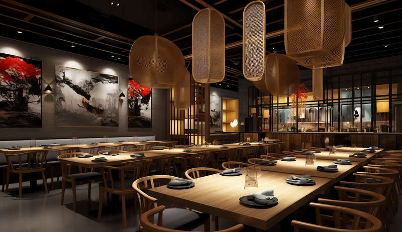 图片[25]-全球设计案例智能库_OJBKAI.COM新中式餐饮空间Midjourney灵感图库-_设计智库－全球设计案例智能库_OJBKAI.COM-全球设计案例智能库_OJBKAI.COM设计智库
