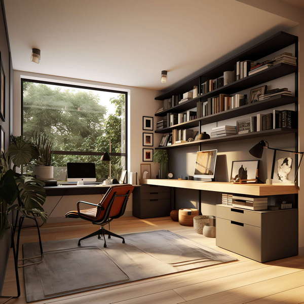 北欧书房Midjourney灵感图库-_设计智库－全球设计案例智能库_OJBKAI.COM-全球设计案例智能库_OJBKAI.COM设计智库