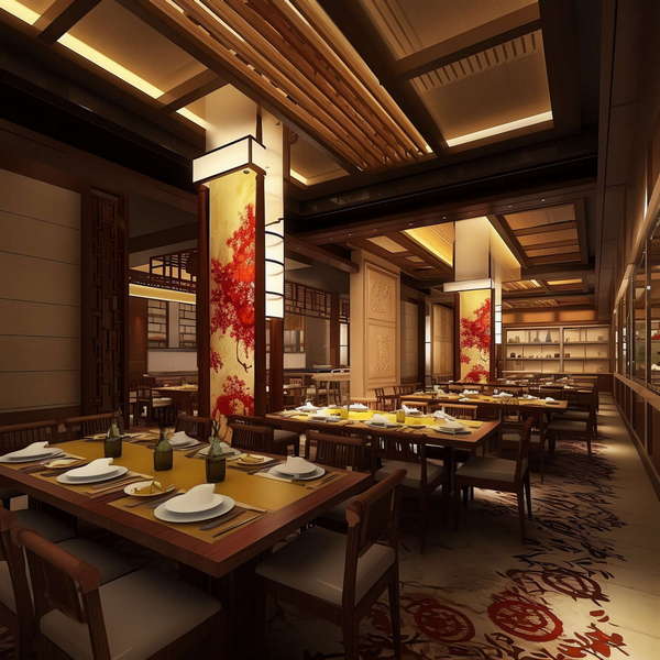 图片[10]-全球设计案例智能库_OJBKAI.COM中式酒店餐厅区Midjourney灵感图库-_设计智库－全球设计案例智能库_OJBKAI.COM-全球设计案例智能库_OJBKAI.COM设计智库