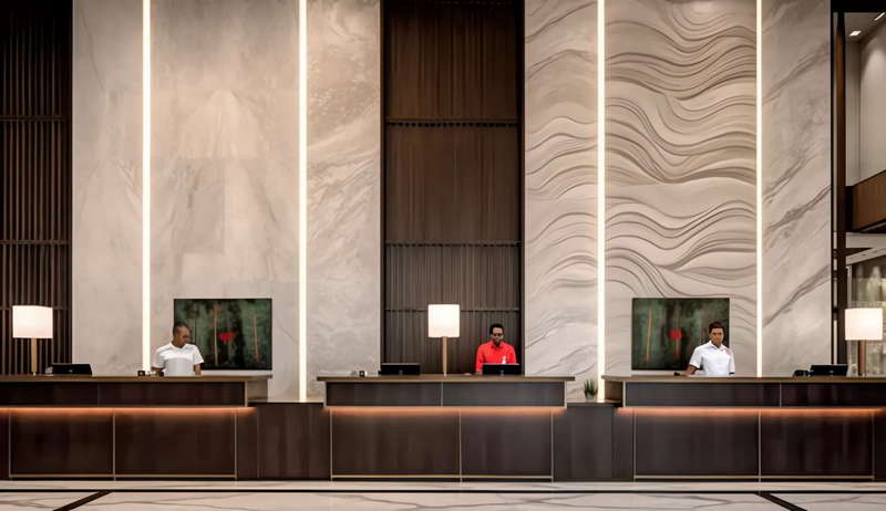 低调奢华酒店大堂Midjourney灵感图库-_设计智库－全球设计案例智能库_OJBKAI.COM-全球设计案例智能库_OJBKAI.COM设计智库