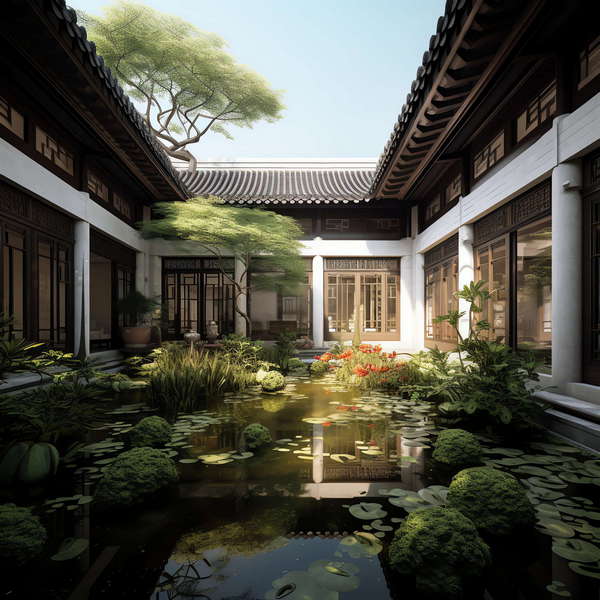 图片[4]-全球设计案例智能库_OJBKAI.COM中式别墅外观Midjourney灵感图库-_设计智库－全球设计案例智能库_OJBKAI.COM-全球设计案例智能库_OJBKAI.COM设计智库