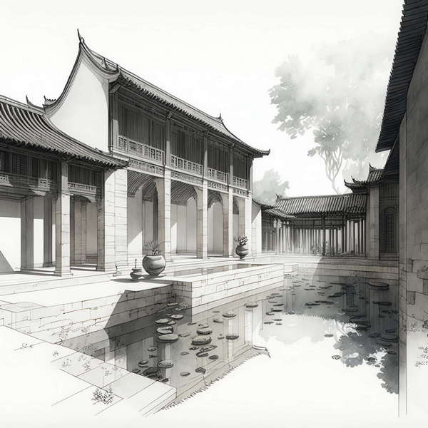 图片[10]-全球设计案例智能库_OJBKAI.COM中式古建筑效果图Midjourney灵感图库-_设计智库－全球设计案例智能库_OJBKAI.COM-全球设计案例智能库_OJBKAI.COM设计智库