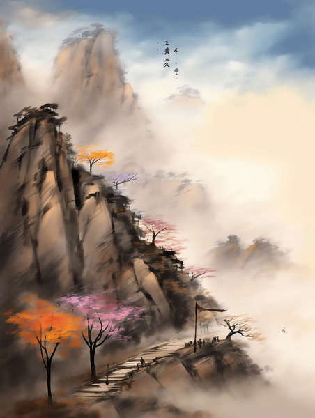 图片[9]-全球设计案例智能库_OJBKAI.COM庭林楼阁山水意境图Midjourney灵感图库-_设计智库－全球设计案例智能库_OJBKAI.COM-全球设计案例智能库_OJBKAI.COM设计智库