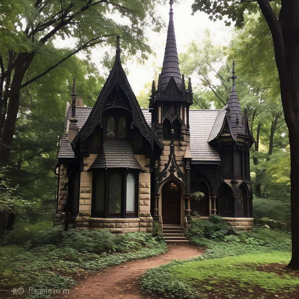 欧式建筑外观教堂Midjourney灵感图库-_设计智库－全球设计案例智能库_OJBKAI.COM-全球设计案例智能库_OJBKAI.COM设计智库