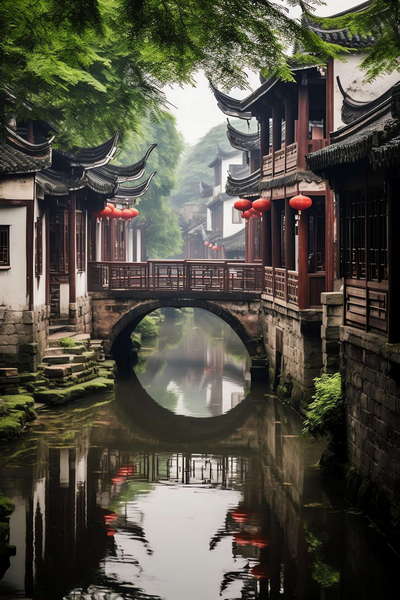 图片[31]-全球设计案例智能库_OJBKAI.COM意境江南小镇Midjourney灵感图库-_设计智库－全球设计案例智能库_OJBKAI.COM-全球设计案例智能库_OJBKAI.COM设计智库