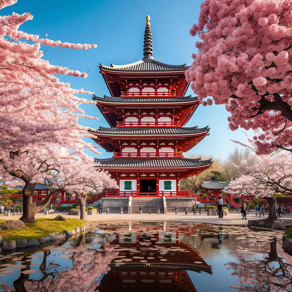 日式园林Midjourney灵感图库-_设计智库－全球设计案例智能库_OJBKAI.COM-全球设计案例智能库_OJBKAI.COM设计智库