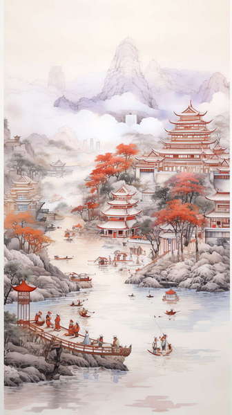图片[32]-全球设计案例智能库_OJBKAI.COM山水画Midjourney灵感图库-_设计智库－全球设计案例智能库_OJBKAI.COM-全球设计案例智能库_OJBKAI.COM设计智库