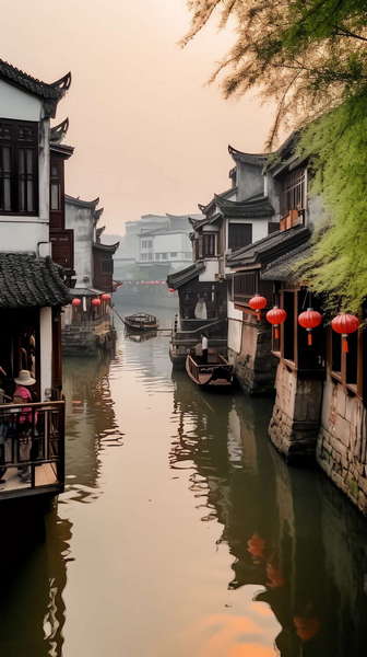 图片[25]-全球设计案例智能库_OJBKAI.COM意境江南小镇Midjourney灵感图库-_设计智库－全球设计案例智能库_OJBKAI.COM-全球设计案例智能库_OJBKAI.COM设计智库