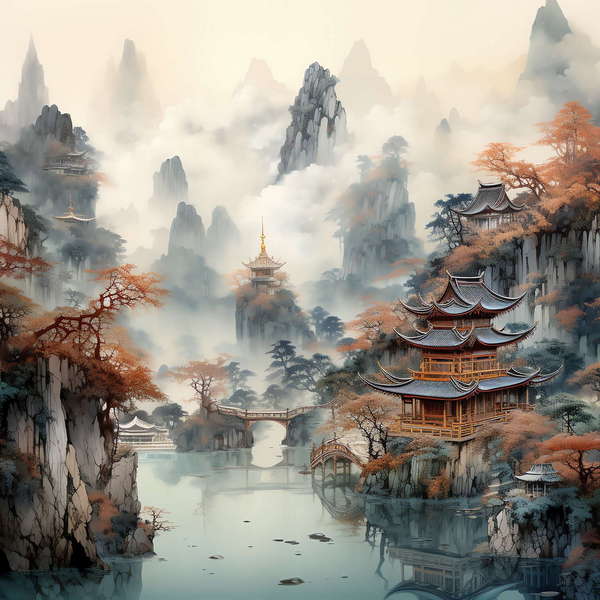 图片[23]-全球设计案例智能库_OJBKAI.COM山水画Midjourney灵感图库-_设计智库－全球设计案例智能库_OJBKAI.COM-全球设计案例智能库_OJBKAI.COM设计智库