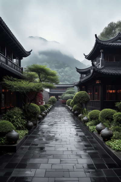 图片[27]-全球设计案例智能库_OJBKAI.COM中式别墅庭院Midjourney灵感图库-_设计智库－全球设计案例智能库_OJBKAI.COM-全球设计案例智能库_OJBKAI.COM设计智库