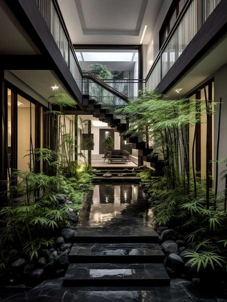 图片[27]-全球设计案例智能库_OJBKAI.COM新中式庭院景观Midjourney灵感图库-_设计智库－全球设计案例智能库_OJBKAI.COM-全球设计案例智能库_OJBKAI.COM设计智库