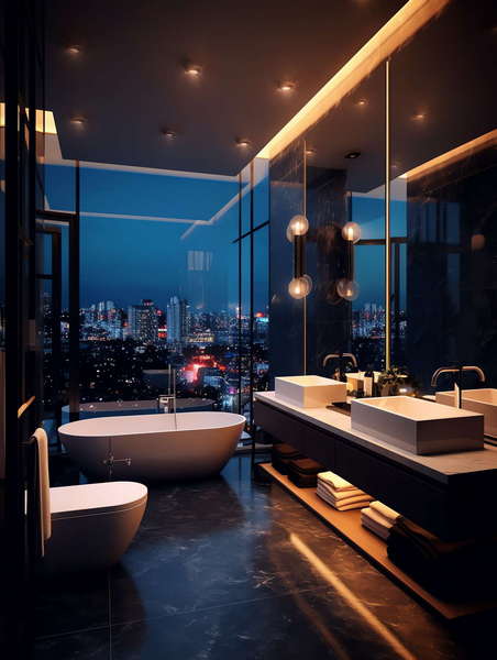 图片[27]-全球设计案例智能库_OJBKAI.COM现代家装卫生间带浴缸Midjourney灵感图库-_设计智库－全球设计案例智能库_OJBKAI.COM-全球设计案例智能库_OJBKAI.COM设计智库