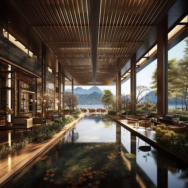 图片[36]-全球设计案例智能库_OJBKAI.COM新中式酒店大堂Midjourney灵感图库-_设计智库－全球设计案例智能库_OJBKAI.COM-全球设计案例智能库_OJBKAI.COM设计智库