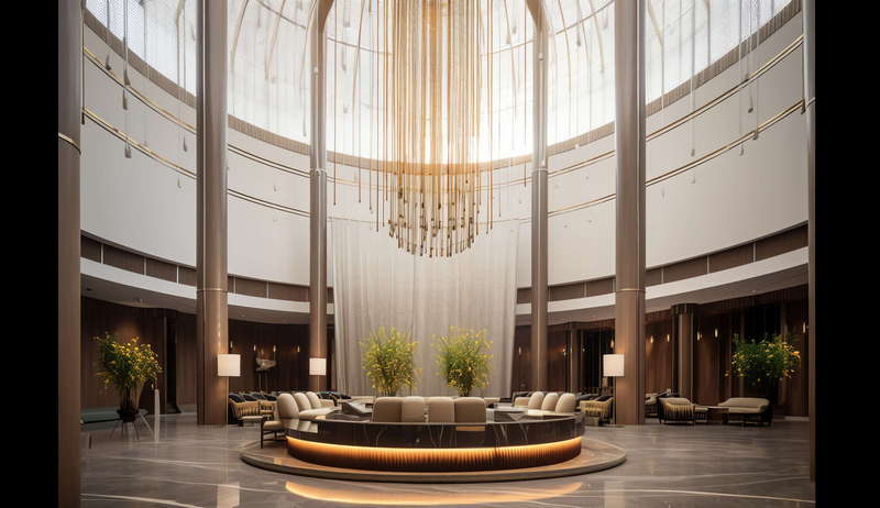 图片[36]-全球设计案例智能库_OJBKAI.COM低调奢华酒店大堂Midjourney灵感图库-_设计智库－全球设计案例智能库_OJBKAI.COM-全球设计案例智能库_OJBKAI.COM设计智库