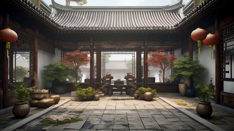 图片[31]-全球设计案例智能库_OJBKAI.COM中式四合院Midjourney灵感图库-_设计智库－全球设计案例智能库_OJBKAI.COM-全球设计案例智能库_OJBKAI.COM设计智库