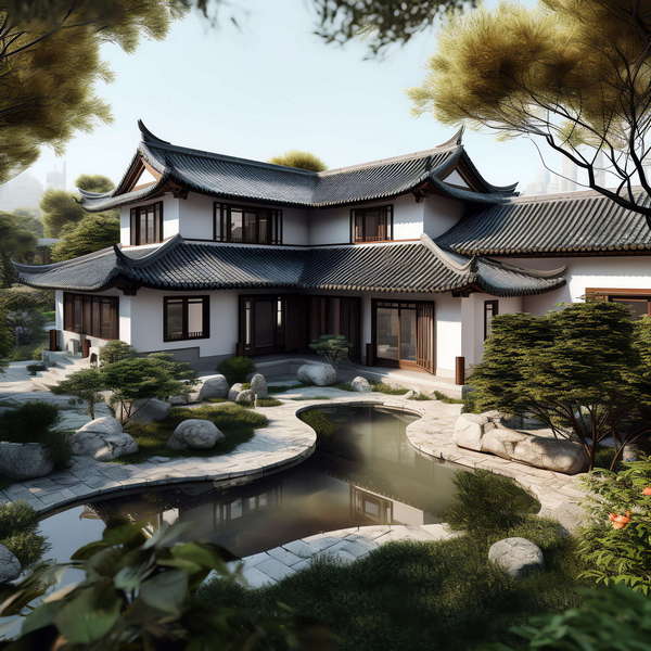 图片[30]-全球设计案例智能库_OJBKAI.COM中式别墅外观Midjourney灵感图库-_设计智库－全球设计案例智能库_OJBKAI.COM-全球设计案例智能库_OJBKAI.COM设计智库