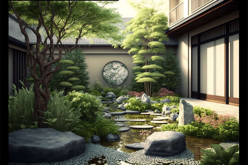 图片[6]-全球设计案例智能库_OJBKAI.COM日式花园一角Midjourney灵感图库-_设计智库－全球设计案例智能库_OJBKAI.COM-全球设计案例智能库_OJBKAI.COM设计智库