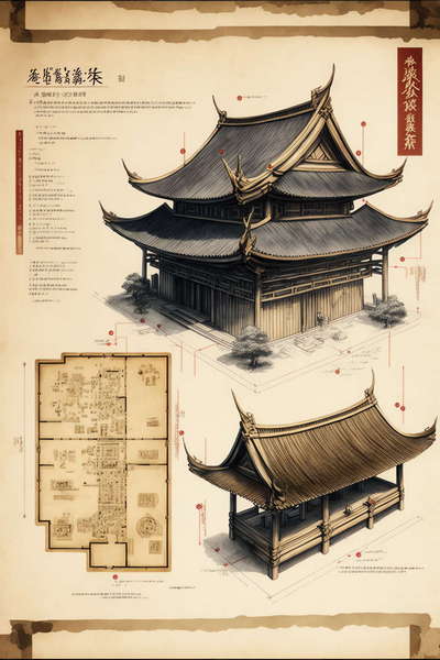 图片[36]-全球设计案例智能库_OJBKAI.COM中式古建筑效果图Midjourney灵感图库-_设计智库－全球设计案例智能库_OJBKAI.COM-全球设计案例智能库_OJBKAI.COM设计智库