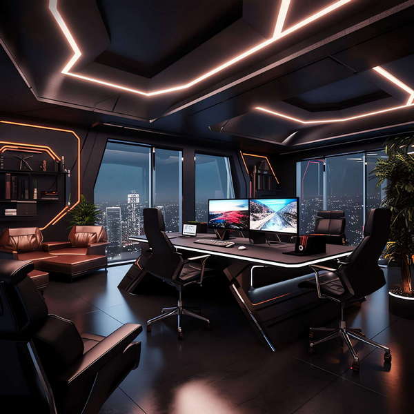 图片[20]-全球设计案例智能库_OJBKAI.COM霓虹灯科幻设计办公空间Midjourney灵感图库-_设计智库－全球设计案例智能库_OJBKAI.COM-全球设计案例智能库_OJBKAI.COM设计智库