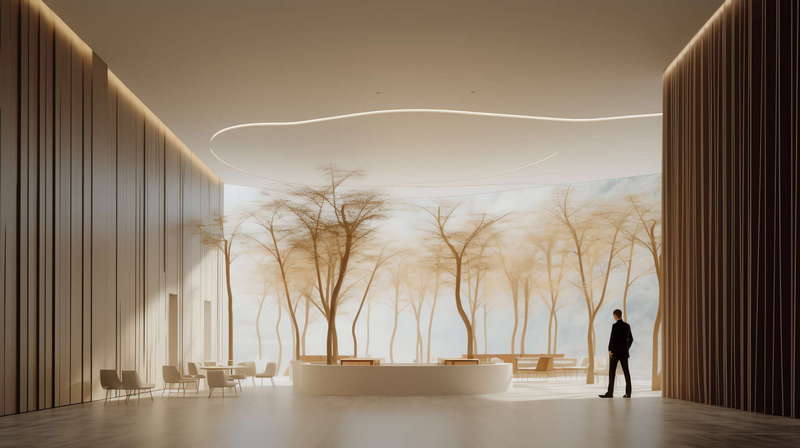 图片[6]-全球设计案例智能库_OJBKAI.COM办公大厅接待区Midjourney灵感图库-_设计智库－全球设计案例智能库_OJBKAI.COM-全球设计案例智能库_OJBKAI.COM设计智库