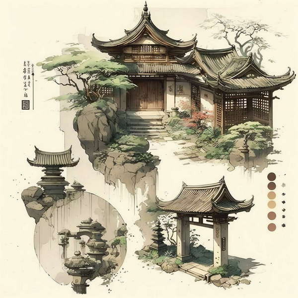 图片[36]-全球设计案例智能库_OJBKAI.COM山水主题Midjourney灵感图库-_设计智库－全球设计案例智能库_OJBKAI.COM-全球设计案例智能库_OJBKAI.COM设计智库