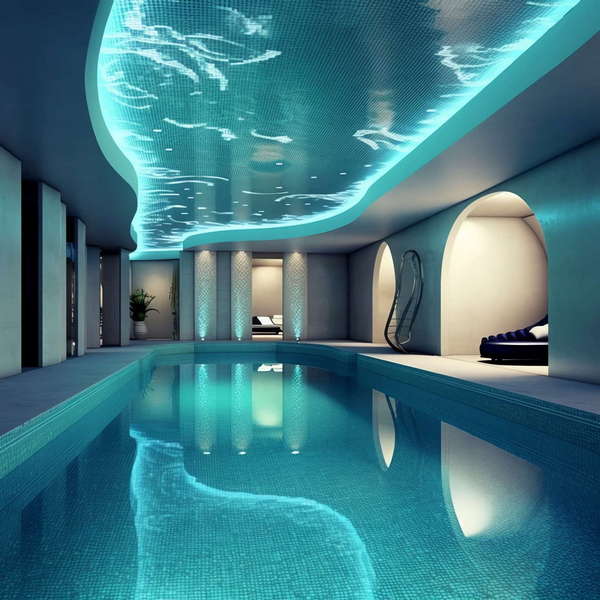 酒店游泳池Midjourney灵感图库-_设计智库－全球设计案例智能库_OJBKAI.COM-全球设计案例智能库_OJBKAI.COM设计智库