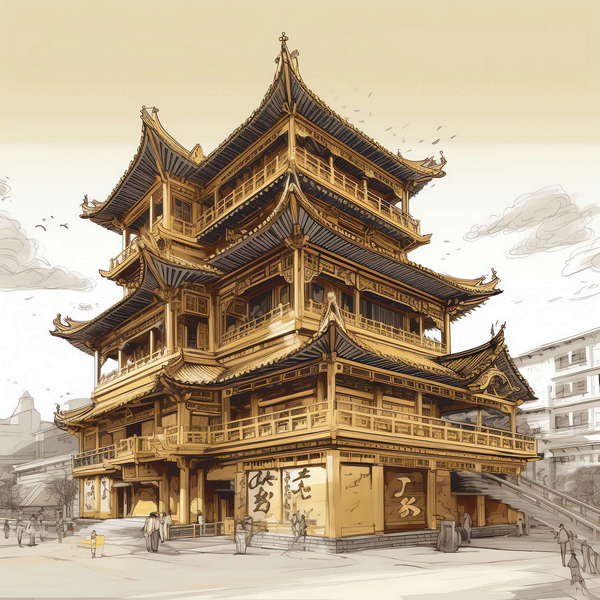 图片[13]-全球设计案例智能库_OJBKAI.COM中国古建草图Midjourney灵感图库-_设计智库－全球设计案例智能库_OJBKAI.COM-全球设计案例智能库_OJBKAI.COM设计智库