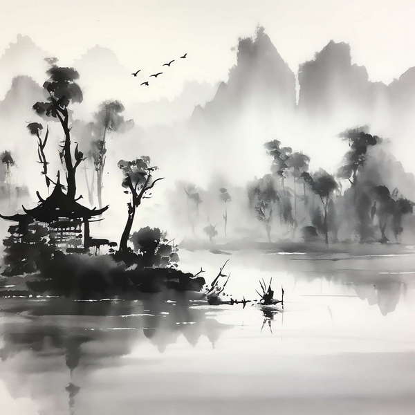 图片[17]-全球设计案例智能库_OJBKAI.COM水墨画Midjourney灵感图库-_设计智库－全球设计案例智能库_OJBKAI.COM-全球设计案例智能库_OJBKAI.COM设计智库