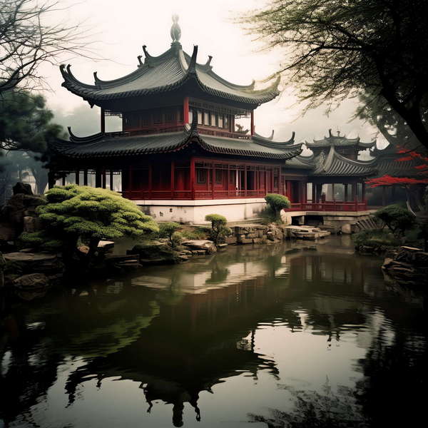 图片[3]-全球设计案例智能库_OJBKAI.COM中式园林Midjourney灵感图库-_设计智库－全球设计案例智能库_OJBKAI.COM-全球设计案例智能库_OJBKAI.COM设计智库