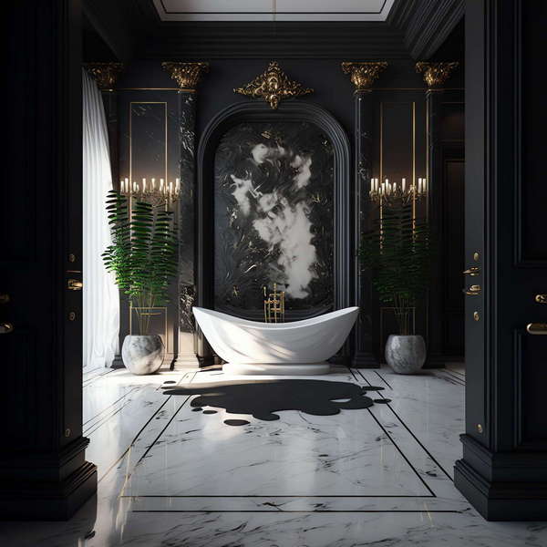 新古典浴缸Midjourney灵感图库-_设计智库－全球设计案例智能库_OJBKAI.COM-全球设计案例智能库_OJBKAI.COM设计智库