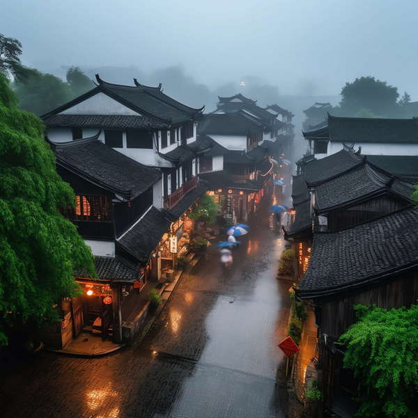 图片[37]-全球设计案例智能库_OJBKAI.COM意境江南小镇Midjourney灵感图库-_设计智库－全球设计案例智能库_OJBKAI.COM-全球设计案例智能库_OJBKAI.COM设计智库