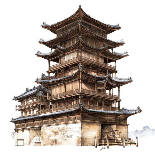 图片[9]-全球设计案例智能库_OJBKAI.COM中国古建草图Midjourney灵感图库-_设计智库－全球设计案例智能库_OJBKAI.COM-全球设计案例智能库_OJBKAI.COM设计智库