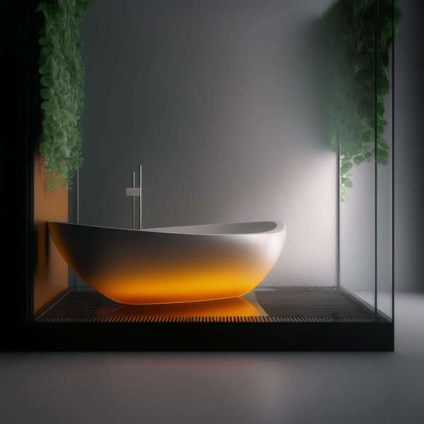 现代风格浴缸Midjourney灵感图库-_设计智库－全球设计案例智能库_OJBKAI.COM-全球设计案例智能库_OJBKAI.COM设计智库